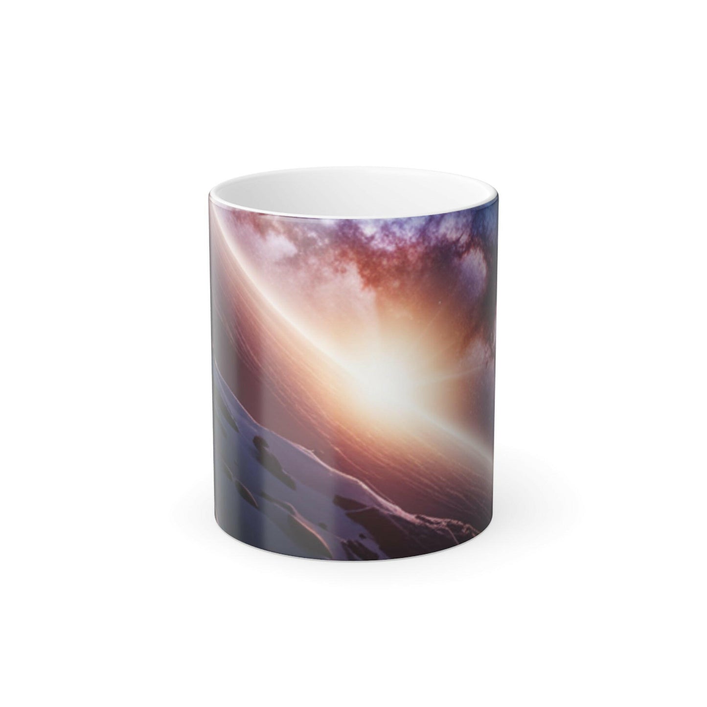 Color Morphing Mug, 11oz with Space theme